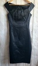 Karen Millen Black Satin Look