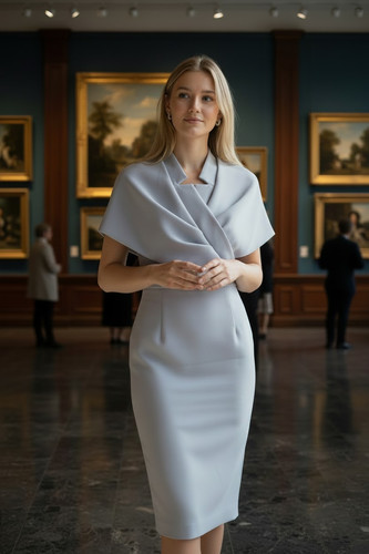 Gorgeous new pencil crepe - , pale
